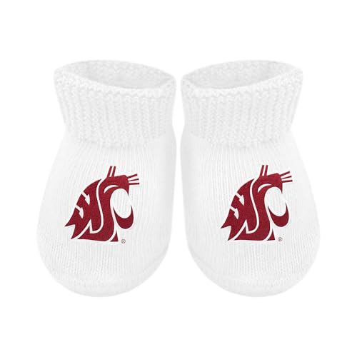 Image of Creative Knitwear College Baby Bootie Sock - Team Logo, Multiple Colors, for Boys & Girls (Newborn - 6 Months)