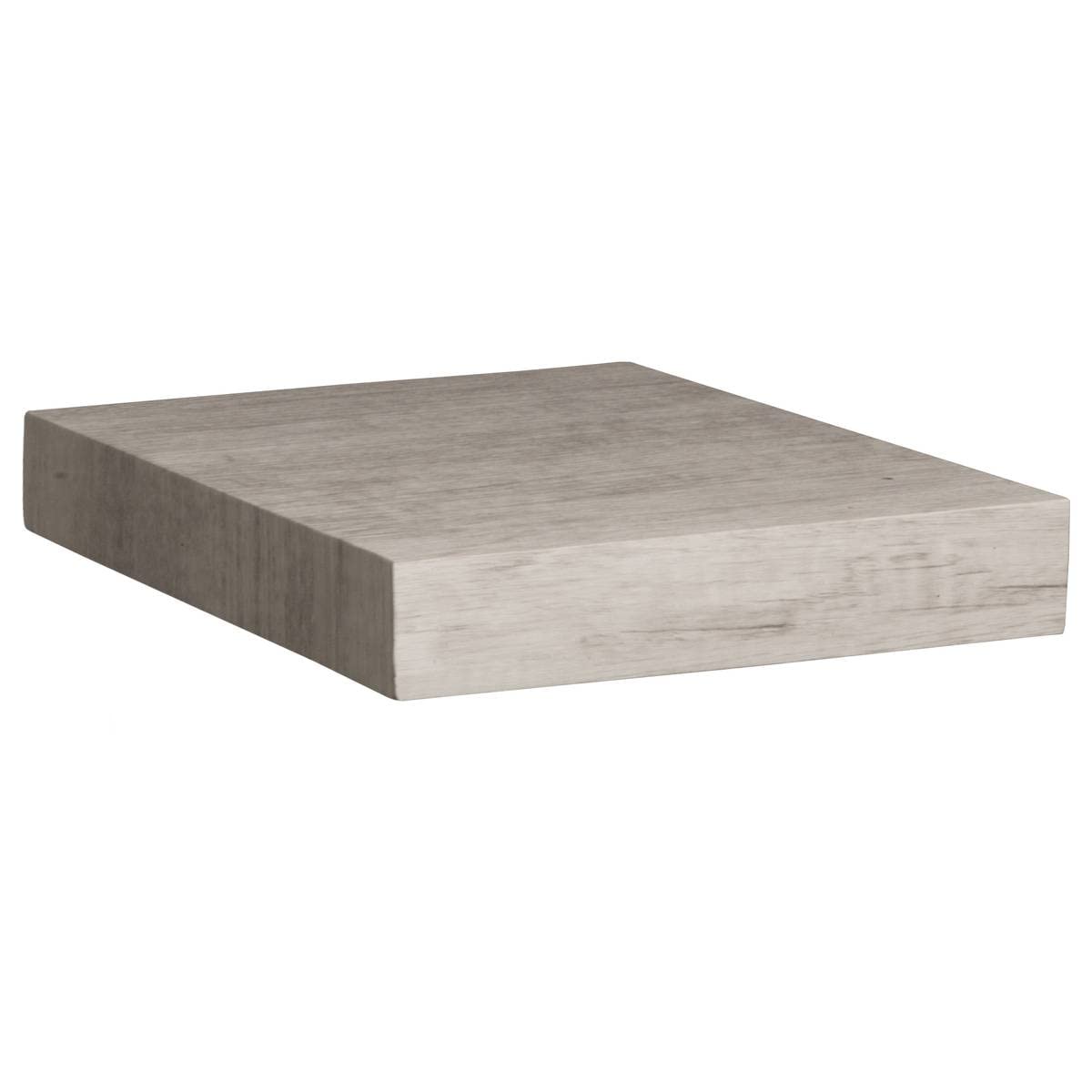 5 five simply smart 5five - Étagère Murale Flottante Fixy Effet Chêne Gris 23,​5 x 23,​5 cm, Fixation Invisible - pour Salon, Chambre, Bureau
