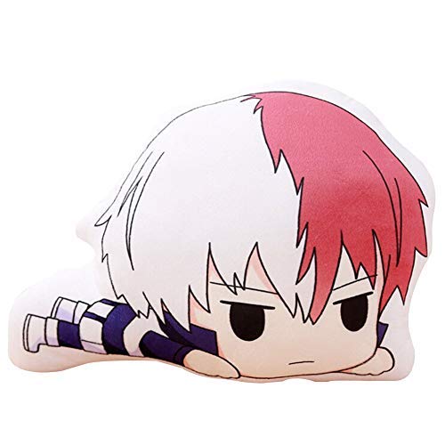 Ani·Lnc Lovely Anime Bakugou Katsuki Todoroki Shoto Midoriya Izuku Bolster almohada de felpa Boku My Hero Academia, Todoroki Shouto01, Small