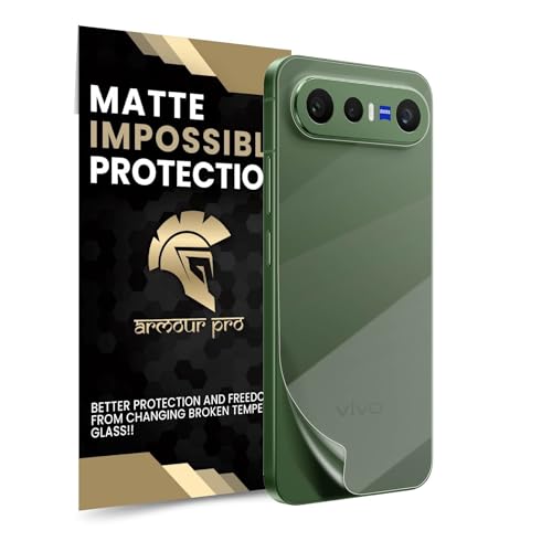 Image of ArmourPro Matte Back Screen Protector for Vivo X300 FE, Premium Ultra Thin TPU Back Membrane Guard, Anti-Glare, Bubble-Free, Edge to Edge Coverage, Fingerprint Friendly | 1 Pack