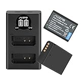 JYJZPB LP-E10 Battery and Charger for Canon EOS Rebel T6, T7, T5,T3 T100 Kiss X50 X70 X80 X90 1100D...