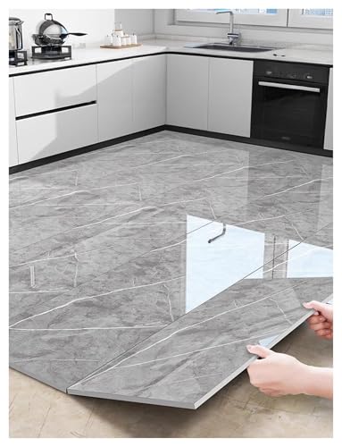 Pannelli da parete e piastrelle per pavimenti, pavimenti in vinile effetto marmo, facile installazione adesiva per una decorazione domestica elegante