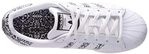 Image of adidas Originals Women's Superstar Sneaker, White /Core Black /White, 5.5