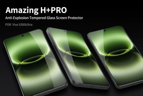 Image of Nillkin Tempered Glass for Vivo X300 Ultra (6.82'' Inch) Amazing H+ Pro Explosion Proof Screen Protect Transparent