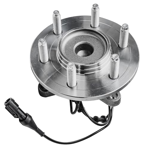 Image of Detroit Axle - 2WD Front Wheel Bearing Hubs for 03-06 Ford Expedition Lincoln Navigator, Replacement 2003 2004 2005 2006 Expedition Navigator Pair Wheel Hub and Bearings Assembly Set