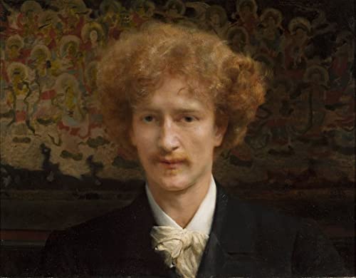 Portrait d'Ignacy Jan Paderewski affiche toile déco murale 60x90cm