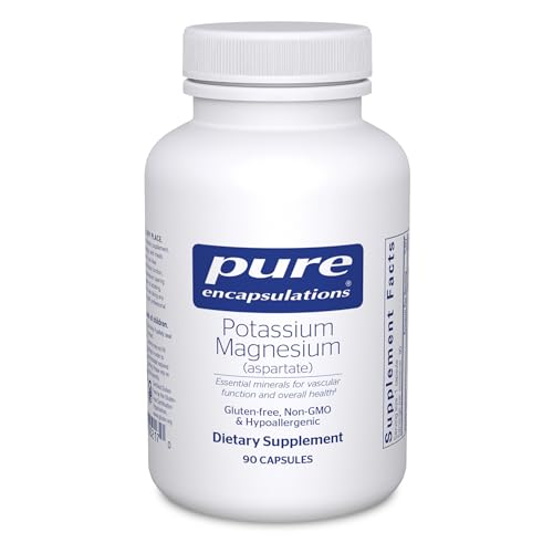 Pure Encapsulations Potassium Magnesium (Aspartate) | Supplement to Support Heart Muscular Bone and Nerve Health* | 90 Capsules