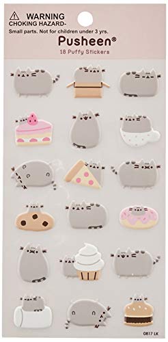 Enesco Pusheen Stickers, 15 cm, Multicolore