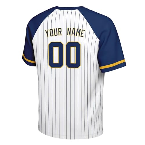 Image of ANTKING T-Shirt Custom Name Number Crewneck Short Sleeve for Men Youth Gifts
