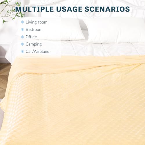 Image of AmyHomie Cooling Blanket for Hot Sleepers,Lightweight Summer Queen Size
