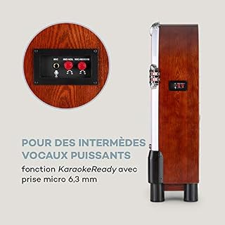 auna Graceland Touch – Jukebox, Bluetooth, Lecteur CD, Panneau Tactile 12″, Interface WiFi, Jeu de lumière LED, Port USB, Lecteur SD, entrée Micro, Radio FM et numérique par Internet (WiFi) - Les Beatles, Paul McCartney, John Lennon, RIngo Starr, George Harrison auna Graceland Touch - Jukebox, Bluetooth, Lecteur CD, Panneau Tactile 12", Interface WiFi, Jeu de lumière LED, Port USB, Lecteur SD, entrée Micro, Radio FM et numérique par Internet (WiFi) – Image 3