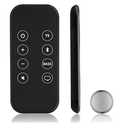 Motiexic Remote Control for Bose Solo 5 10 15 Series ii TV Sound System/ 732522-1110 418775 410376 TV Soundbar Sound System with CR2025 Battery Inside Bluetooth Key Button