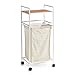 Zeller 18721 Ropa Carrito con Estante Carrito, Madera, weiß, 39 x 32 x 89.5 cm