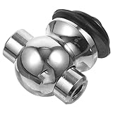 UPKOCH ドラムマウントブラケット ドラムスティック ベース タムスタンド パーカッション スネアドラムキットのアクセサリー ドラムキーキーホルダー 片側ドラム トム 亜鉛合金 Silver