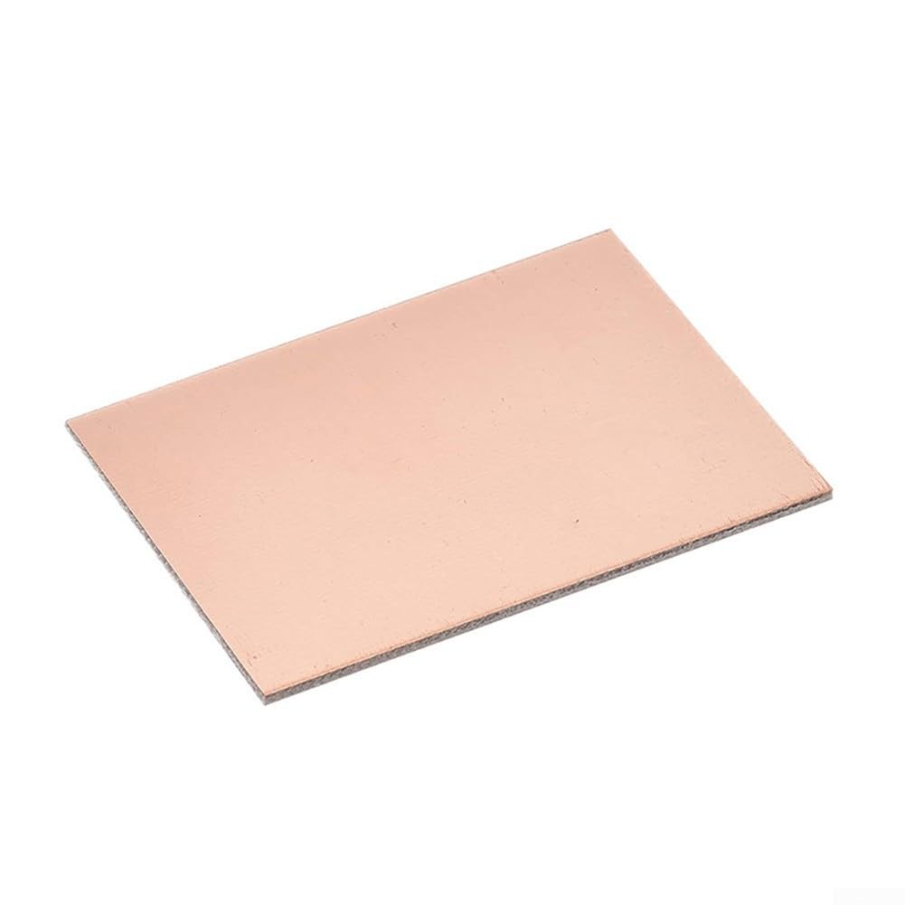 FR4 - Confezione da 10 schede PCB rivestite in rame, 20 cm x 10 cm, a strato singolo, per circuiti elettronici fai da te, PCB sperimentali