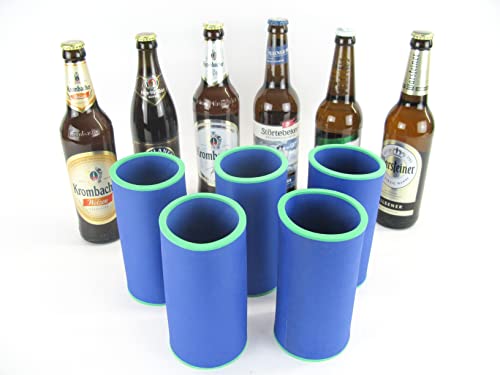 asiahouse24 Refrigeratore per bevande da 0,5 l, in neoprene di alta qualità spesso 5-6 mm (5 blu)