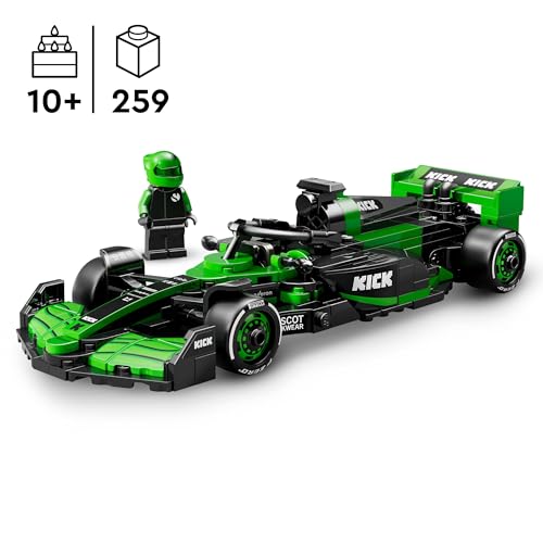 Image of LEGO Speed Champions Kick Sauber F1 Team C44 Race Car Toy Vehicle 77247 Building Blocks Toys for 10+ Gift for Boys and Girls