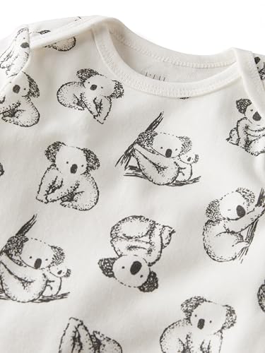 Image of little planet by carter's Unisex Baby 3-pack Short Sleeve Bodysuits Made With Organic Cotton