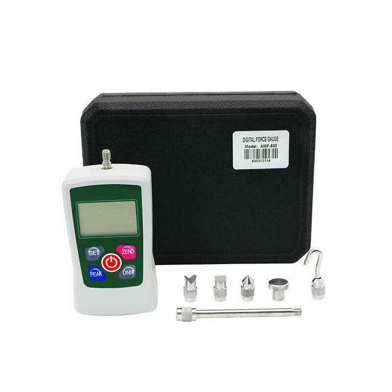 Digital Push-Pull Force Gauge Portable Force Gauge, 4 Measuring Units (N/LB/Kg/Oz), 3 Modes, Automatic Power Off/Backlight LCD/Power Off (30N/3kg)