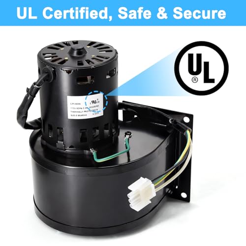 Adviace 58006 Blower Motor For Dayton 1Tdp7 6Fhx8 4C446 1Tdp7A, Fasco A166, Outdoor Wood Furnace Blower Fan thumb #5