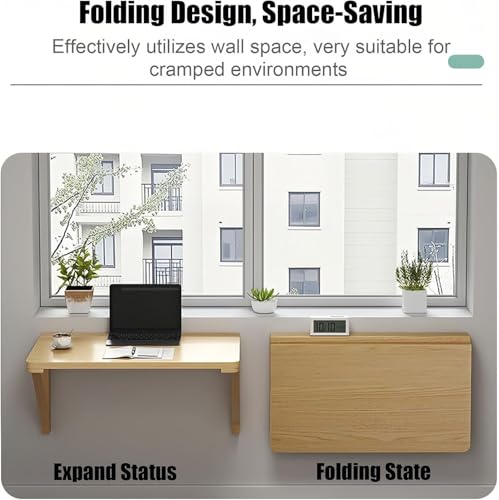 Table à manger suspendue et pliable pour petit appartement - 3