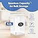 Chef's Path Kitchen Storage Box Set of 4 Extra Large Airtight Food Storage Jars for Sugar Flour Cereal Rice - Measuring Spoons, Pen and Food Preservation Labels (5.2 L)