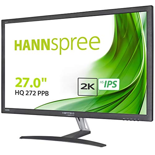 Hannspree Hanns.G HQ 272 PPB 27" Wide Quad HD TFT Negro Pantalla para PC - Monitor (68,6 cm (27"), 2560 x 1440 Pixeles, LED, 5 ms, 250 CD/m², Negro)