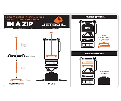 Jetboil Silicone French Press Coffee Maker Camping Stoves, Regular by Jetboil - Image 7