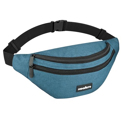 MOCOCITO Bauchtasche Gürteltasche für Damen und Herren, Hüfttasche, Brusttasche Groß Handytasche 120CM/135CM Gurt Verstellbarer für Outdoor Sport Camping Wandern Fahrrad Geschenke für Frauen Männe