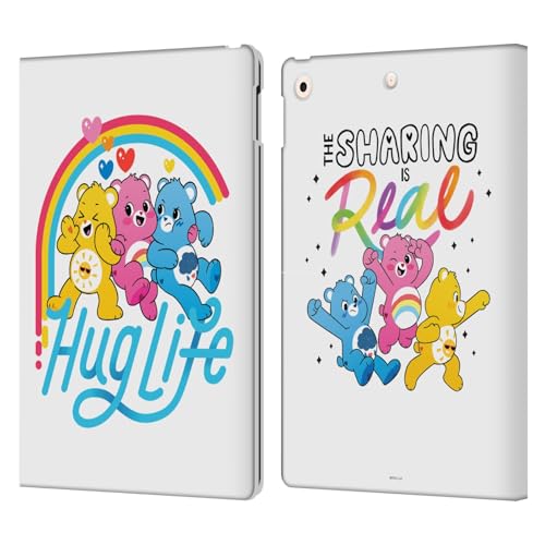 Protection iPad 10.2 anti-rayure en cuir - Style Care Bears Hug Life