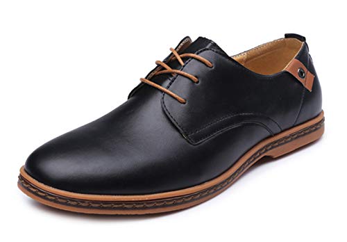 Men' s Fashion Comfort Lace Up Casual Oxfords Shoes Business Formal Dress Shoes