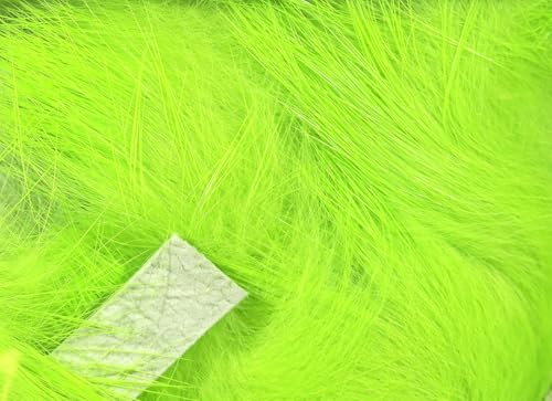 Hareline Fly Tying Magnum Rabbit Strips - Wide Rabbit Fur Strip Material for Streamers, Pike, Musky & Saltwater Flies