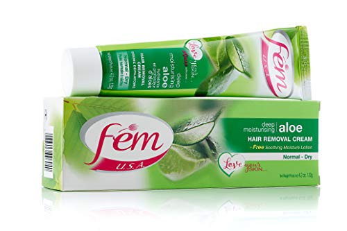 Fem Hair Removal Cream - Aloevera 120gm [For Normal & Dry skin]