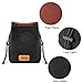 S-ZONE Soft Camera Bag DSLR Insert Handbag Drawstring Lens Case Compatible with Canon Nikon Sony