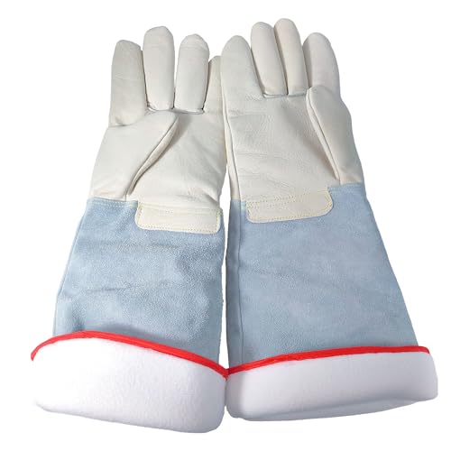 (45cm ) - HFS (R) Cryogenic Gloves LN2 Protective Gloves Liquid Nitrogen Low Tempt (45cm )
