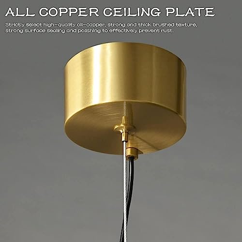 Lustre moderne noir pour escalier et chambre LED - 6