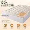 Luxury 100% Organic Wool Mattress Topper - 60"x79" #2
