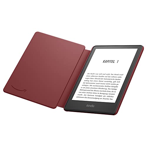 Amazon Kindle Paperwhite-Lederhülle | schlankes, leichtes Design | Geeignet für die 11. Generation (2021), Merlot