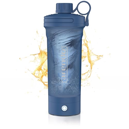 Arendo - Eiweiß Shaker elektrisch 700ml – Protein Shaker mit Akku - BPA...