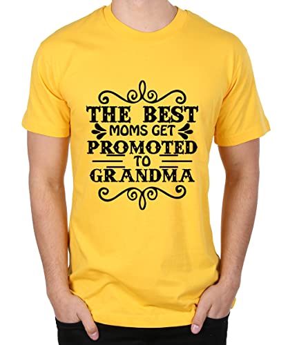 Image of Caseria Men's Cotton Printed T-Shirt -Best Get to Grandma | 100% Cotton | Half Sleeves | Regular Fit | Printed | Round Neck | Graphic T Shirt