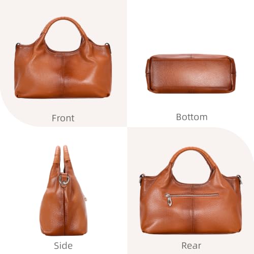 Image of Iswee Leather Satchel Women Purse and Handbag Crossbody Shoulder Bag Hobo
