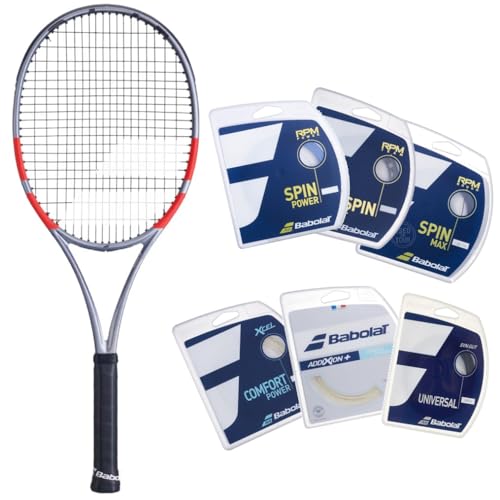 Babolat Pure Strike 98 18x20 4th Gen Tennis Racquet (Carbon Grey) Strung with Your Choice of String