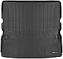 SMARTLINER Cargo Trunk Liner Floor Mat Behind 2nd Row Black Compatible with 2017-2022 Nissan Armada / 11-13 Infiniti QX56 / 2014-20 QX80