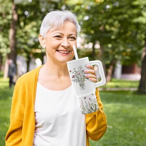 Hiboss Funny Gifts for Senior Women, I Came I Saw I Forgot Tumbler 24 Oz, Funny Gag Sarcastic Gifts for Old People Elderly Citizen Grandma Mom Aunt On Birthday Retirement - Image 5