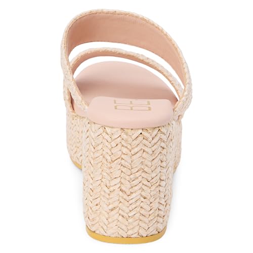 Image of BEACH by Matisse Womens Gem Platform Block Casual Sandals Casual High Heel 3 inch & Up - Off White