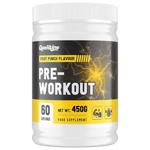 Pre Workout Powder – Energy, Focus & Endurance – with Citrulline, BCAAs, Caffeine & Ashwagandha – Fruit Punch Flavour – Performance Supplement for Workout Enthusiasts (60 Servings (Pack of 1)) Pre Workout Powder – Energy, Focus & Endurance – with Citrulline, BCAAs, Caffeine & Ashwagandha – Fruit Punch Flavour – Performance Supplement for Workout Enthusiasts (60 Servings (Pack of 1))