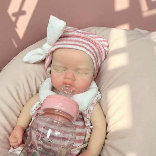 Muñeca Realista de Silicón de 33 cm Reborn Bebé miniatura 3