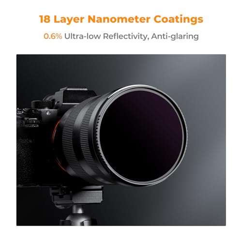 K&F Concept 95mm ND100000 ND Camera Lens Filter,16.6-Stops Fixed Neutral Density Filter with 18 Multi-Layer Coatings (K Series)