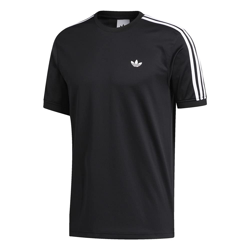 adidas Originals Unisex Aero Club Short Sleeve Jersey, Black/White, Small