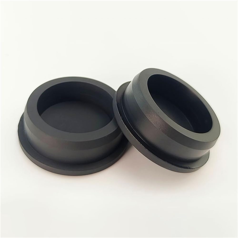 Tapones de Goma Negra Resistentes al Agua, Tapones Redondos de Silicona for sellar Orificios, Tipo T, 10 Unidades(96.3mm)
